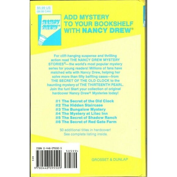 Nancy Drew The Bungalow Mystery by Carolyn Keene Vintage 1998 Printing - Picture 2 of 2
